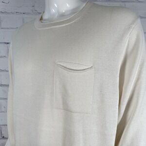 Long Wharf Sweater Men's XL Pullover Sweatshirt Newport SeaWell Pocket Crew NWT